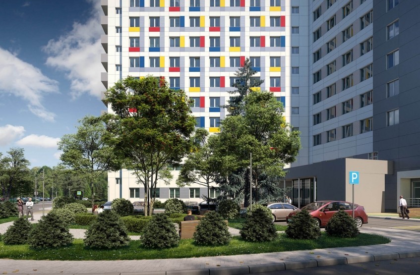Микрорайон Щитниково Янтарный. Московская обл., Балашиха, Янтарный мкр.