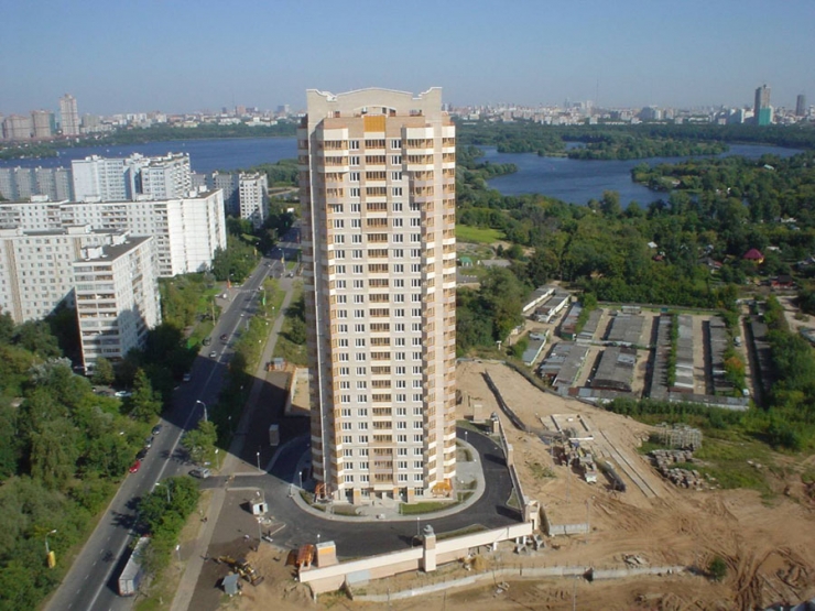 Жилой квартал Лазурный Блюз. Москва, Твардовского, 14 к1-3 
